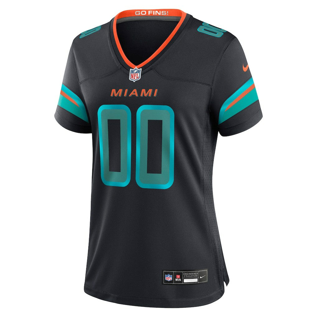 Miami Dolphins Women's 2025 Rivalries Collection Custom Game Jersey Pitch Blue - Nike