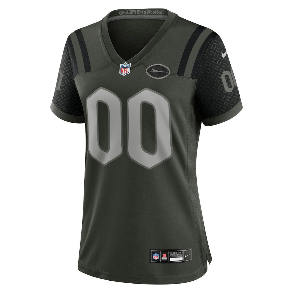 New York Jets Women's 2025 Rivalries Collection Custom Game Jersey Gotham Green - Nike