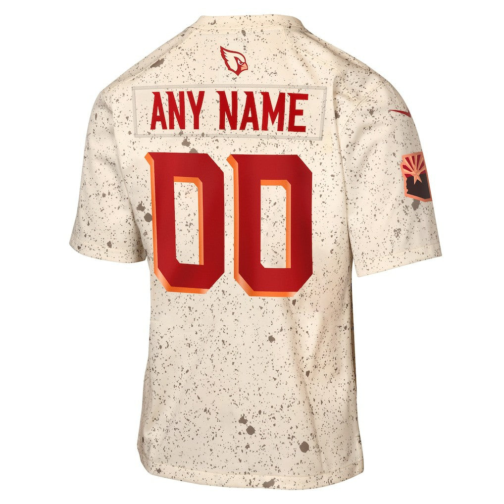Arizona Cardinals Youth 2025 Rivalries Collection Custom Game Jersey Natural - Nike