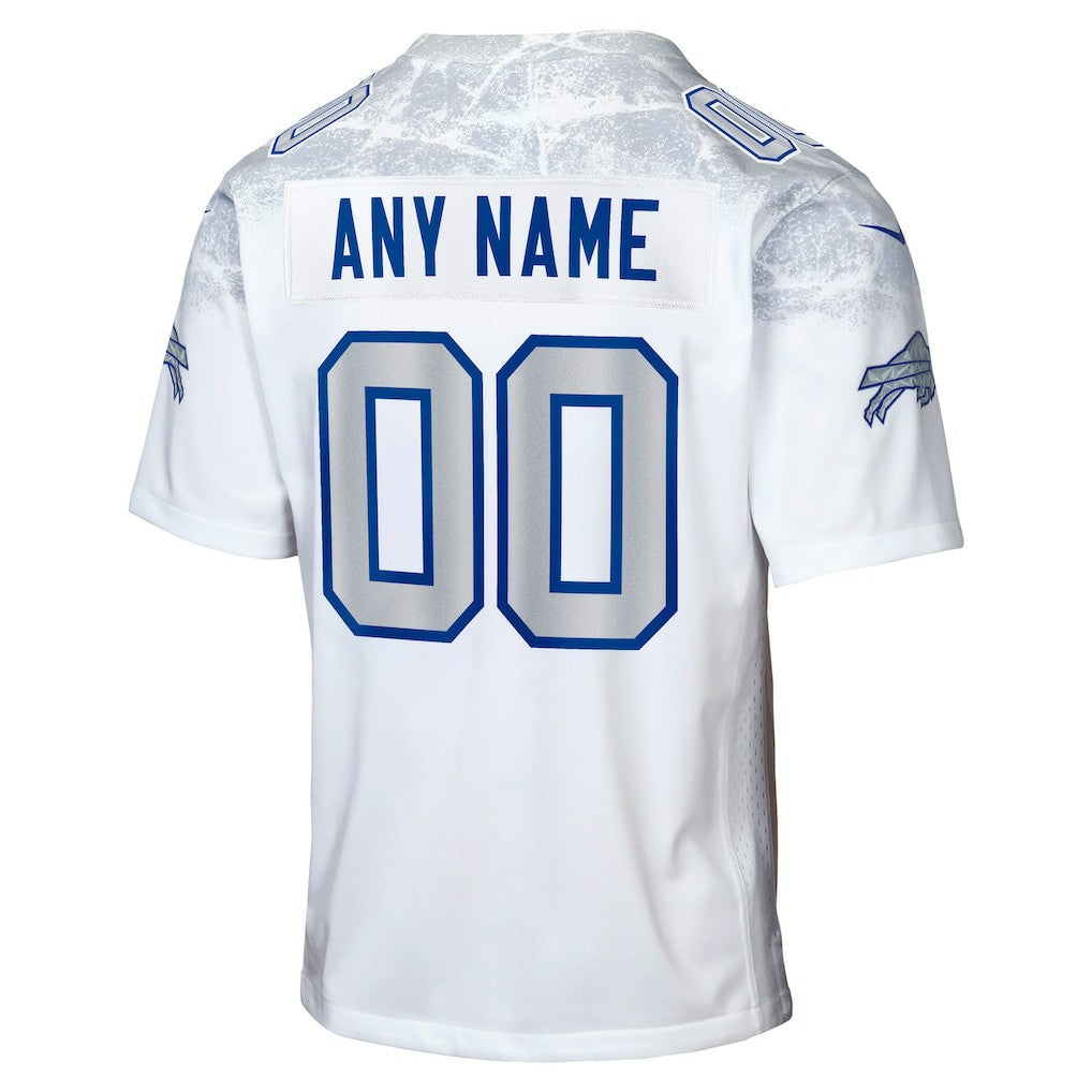 Buffalo Bills Youth 2025 Rivalries Collection Custom Game Jersey - White | NFL Jerseys