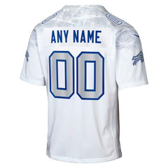 Buffalo Bills Youth 2025 Rivalries Collection Custom Game Jersey White - Nike