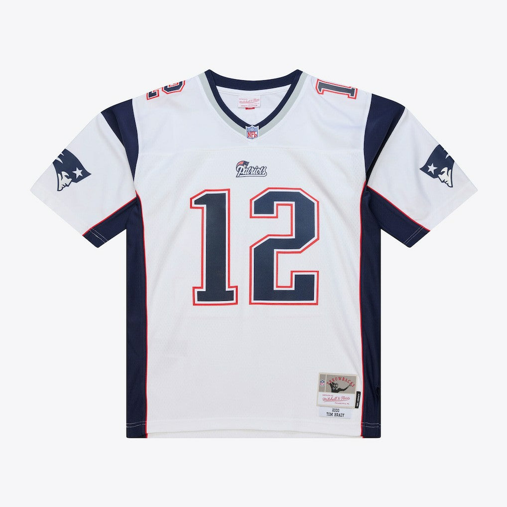 Tom Brady New England Patriots 2000 Legacy Replica Jersey White - Mitchell & Ness
