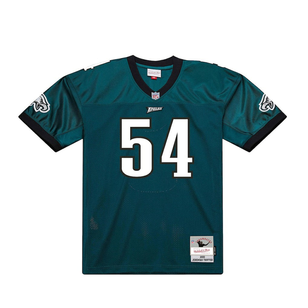 Jeremiah Trotter Philadelphia Eagles 2000 Legacy Throwback Replica Jersey Green - Mitchell & Ness
