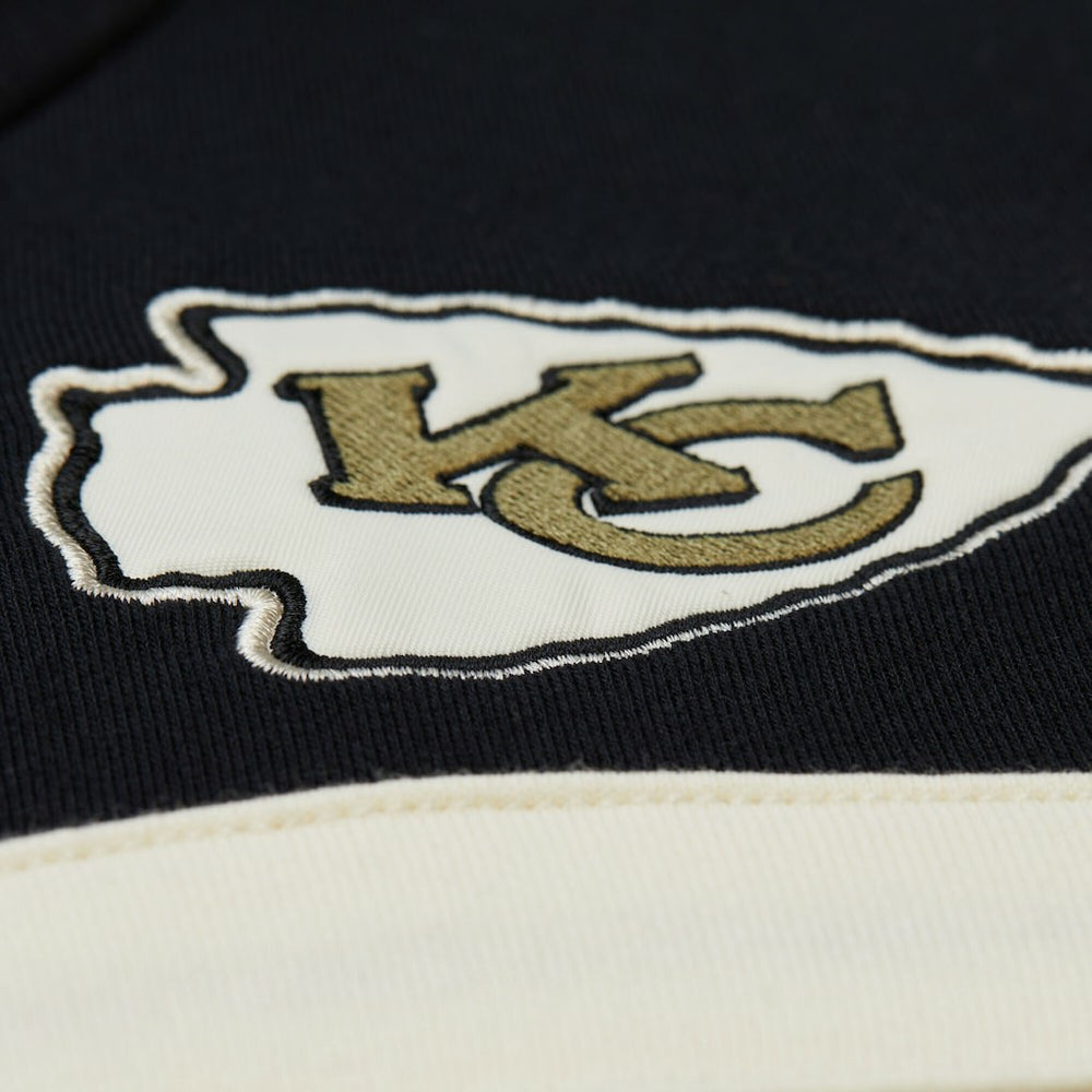 Kansas City Chiefs Vintage Logo Head Coach Hoodie Olive - Mitchell & Ness
