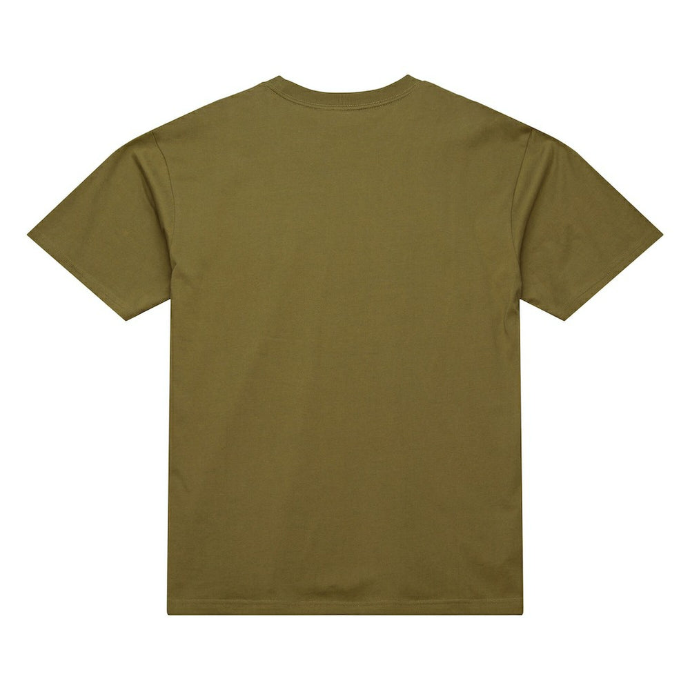 Buffalo Bills Vintage Logo Premium T-Shirt Olive - Mitchell & Ness