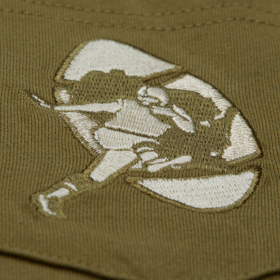 Green Bay Packers Vintage Logo Premium T-Shirt Olive - Mitchell & Ness