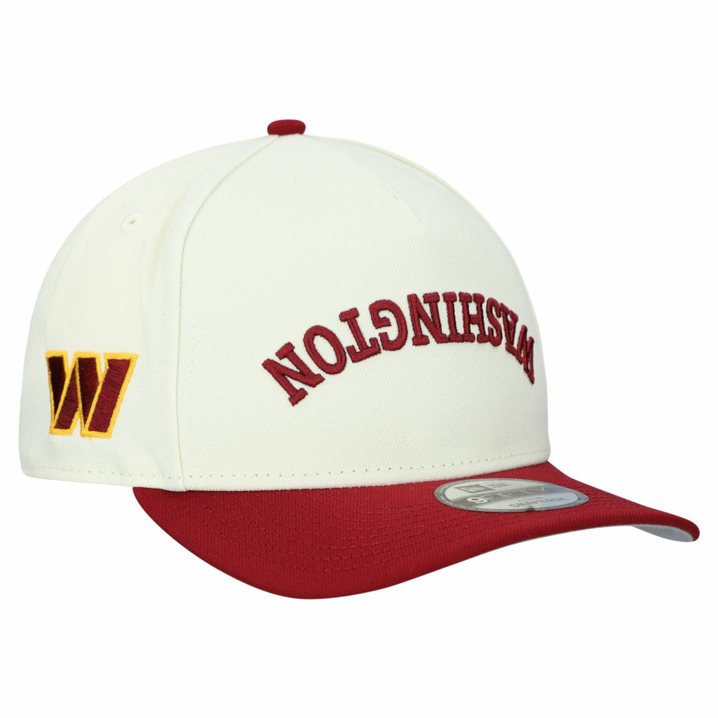Washington Commanders New Era Upside Down 9FIFTY A-Frame Snapback Hat Cream - NFL