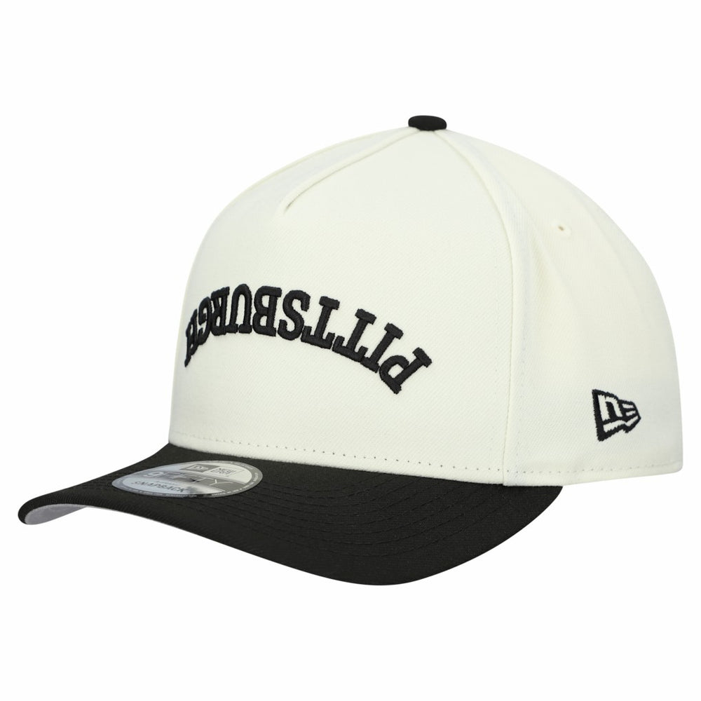 Pittsburgh Steelers New Era Upside Down 9FIFTY A-Frame Snapback Hat Cream - NFL
