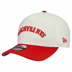 San Francisco 49ers New Era Upside Down 9FIFTY A-Frame Snapback Hat Cream - NFL