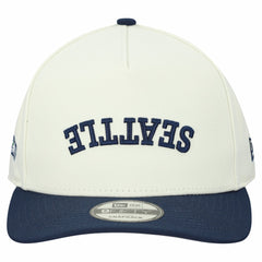 Seattle Seahawks New Era Upside Down 9FIFTY A-Frame Snapback Hat Cream - NFL