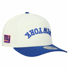 New York Giants New Era Upside Down 9FIFTY A-Frame Snapback Hat Cream - NFL