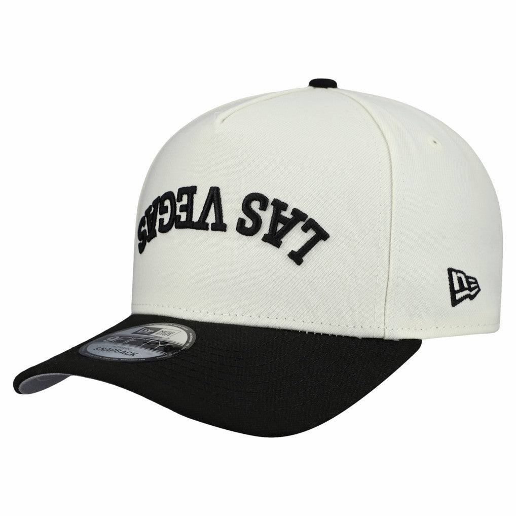 Las Vegas Raiders New Era Upside Down 9FIFTY A-Frame Snapback Hat Cream - NFL