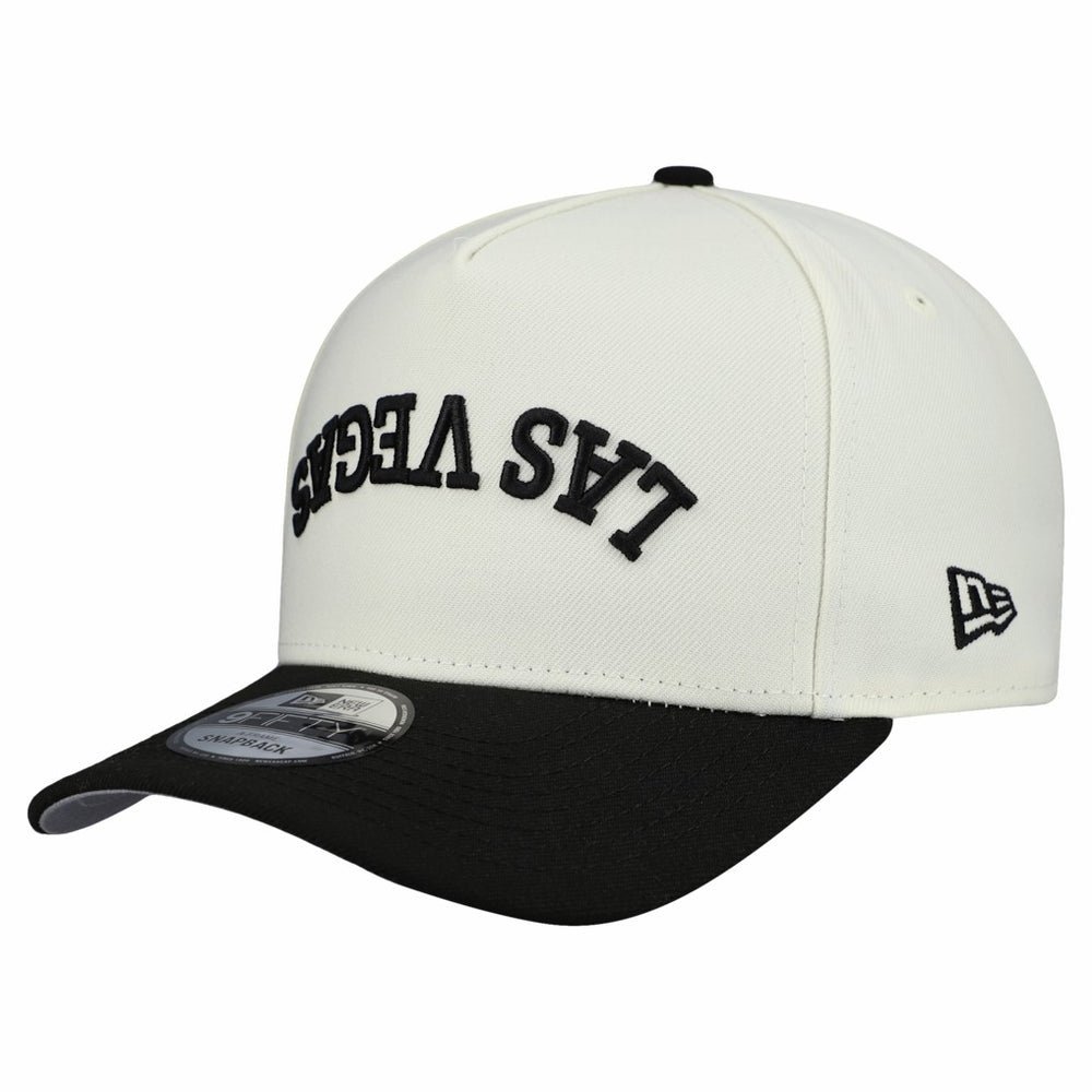 Las Vegas Raiders New Era Upside Down 9FIFTY A-Frame Snapback Hat Cream - NFL
