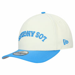 Los Angeles Chargers New Era Upside Down 9FIFTY A-Frame Snapback Hat Cream - NFL
