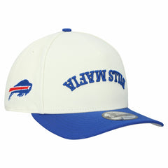 Buffalo Bills New Era Upside Down 9FIFTY A-Frame Snapback Hat Cream - NFL