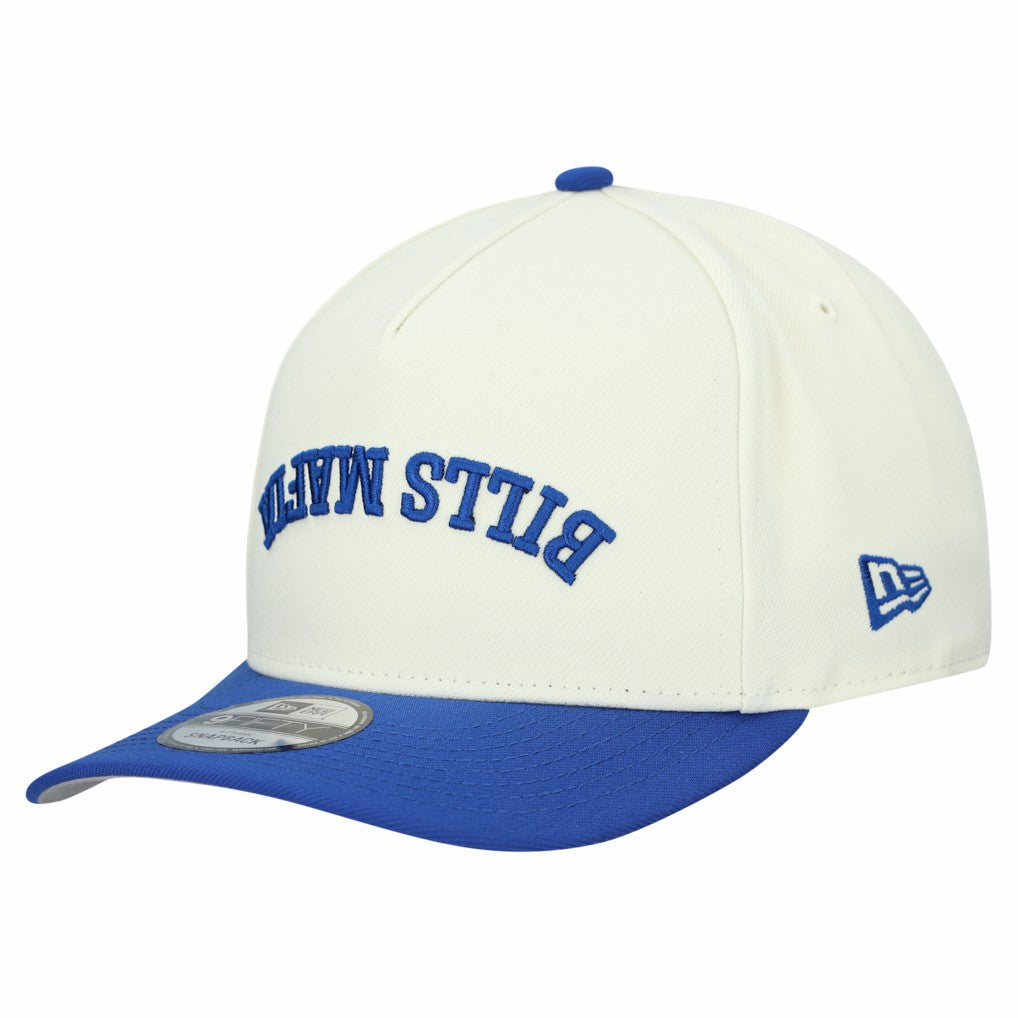 Buffalo Bills New Era Upside Down 9FIFTY A-Frame Snapback Hat Cream - NFL