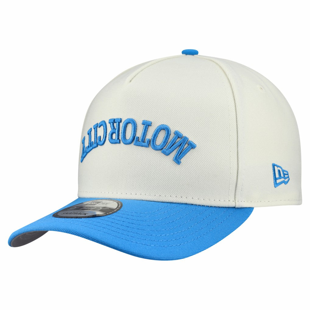 Detroit Lions New Era Upside Down 9FIFTY A-Frame Snapback Hat Cream - NFL