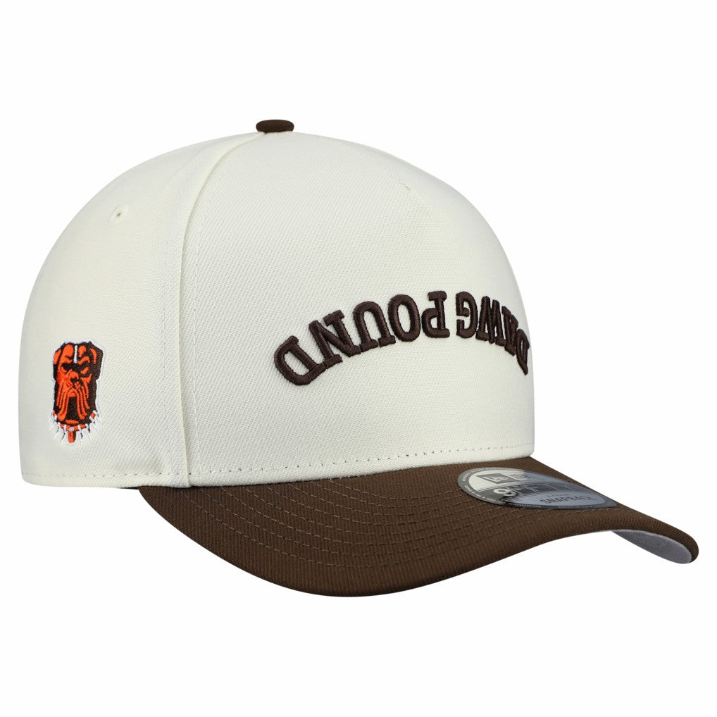Cleveland Browns New Era Upside Down 9FIFTY A-Frame Snapback Hat Cream - NFL