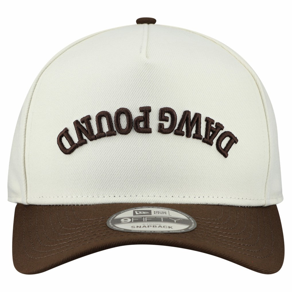 Cleveland Browns New Era Upside Down 9FIFTY A-Frame Snapback Hat Cream - NFL