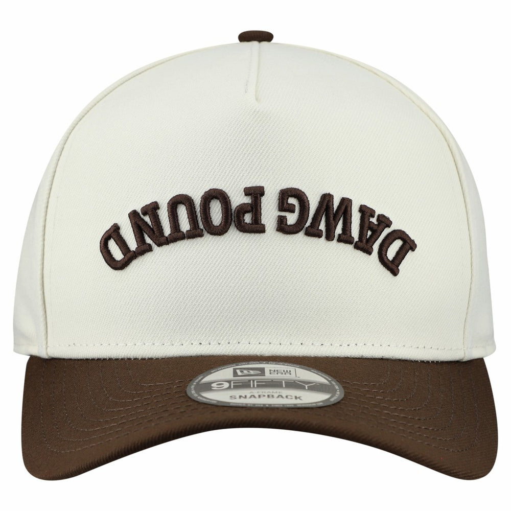 Cleveland Browns New Era Upside Down 9FIFTY A-Frame Snapback Hat Cream - NFL