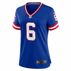 Jaxson Dart New York Giants Women's Alternate 2 Classic Game Jersey Royal - Nike