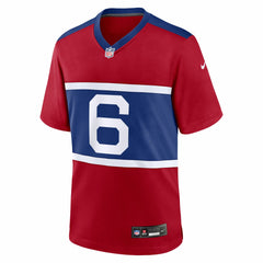 Jaxson Dart New York Giants Alternate Century Red Game Jersey Red - Nike