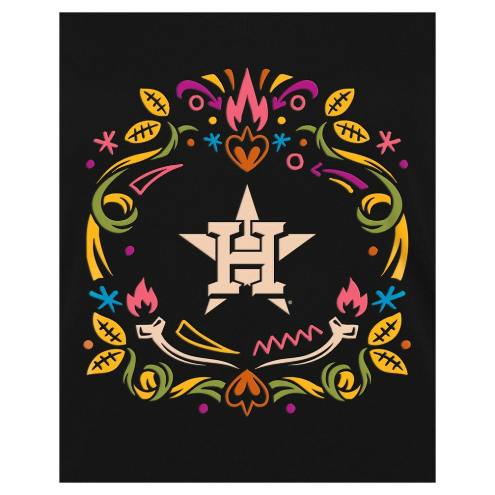 Houston Astros New Era Women's Día de los Muertos V-Neck T-Shirt Online