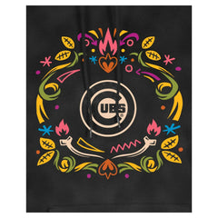 Chicago Cubs New Era Women's Día de Muertos Mineral Wash Hoodie Sweatshirt for sale
