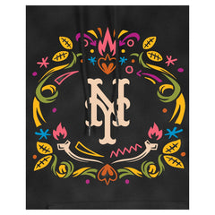 New York Mets New Era Women's Día de Muertos Mineral Wash Hoodie Sweatshirt discount