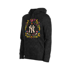 New York Yankees New Era Women's Día de Muertos Mineral Wash Hoodie Sweatshirt for sale