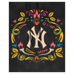 New York Yankees New Era Women's Día de Muertos Mineral Wash Hoodie Sweatshirt for sale