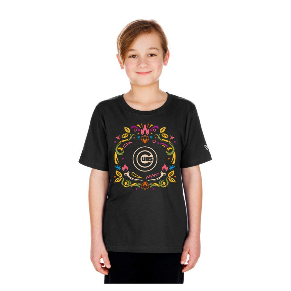 Chicago Cubs New Era Youth Día de los Muertos T-Shirt Online