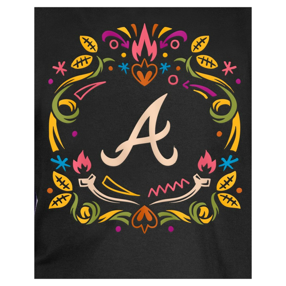 Atlanta Braves New Era Youth Día de los Muertos T-Shirt Sale