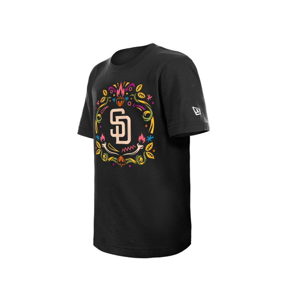 San Diego Padres New Era Youth Día de los Muertos T-Shirt On Sale