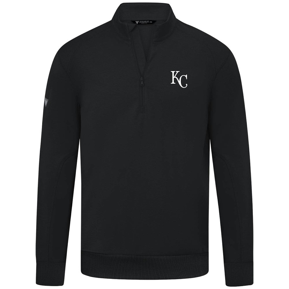 Kansas City Royals Levelwear Upright Insignia Tri-Blend Quarter-Zip Pullover Near Me