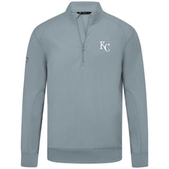 Kansas City Royals Levelwear Upright Insignia Tri-Blend Quarter-Zip Pullover discount