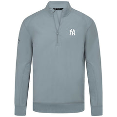 New York Yankees Levelwear Upright Insignia Tri-Blend Quarter-Zip Pullover for sale