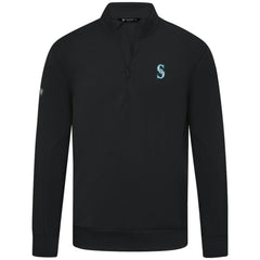 Seattle Mariners Levelwear Upright Insignia Tri-Blend Quarter-Zip Pullover Clearance