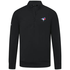 Toronto Blue Jays Levelwear Upright Insignia Tri-Blend Quarter-Zip Pullover for sale