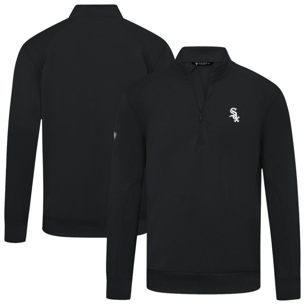 Chicago White Sox Levelwear Upright Insignia Tri-Blend Quarter-Zip Pullover Sale