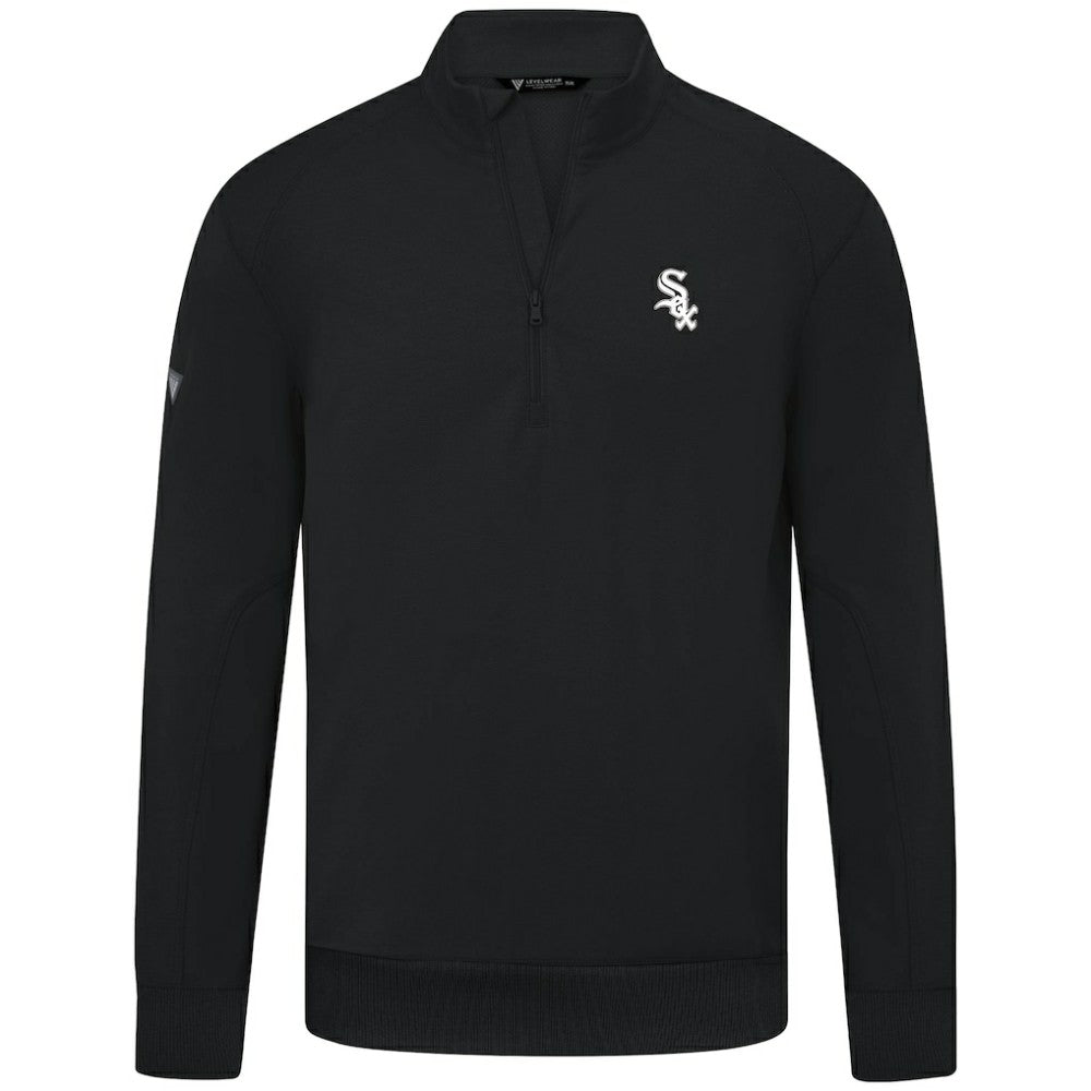 Chicago White Sox Levelwear Upright Insignia Tri-Blend Quarter-Zip Pullover Sale