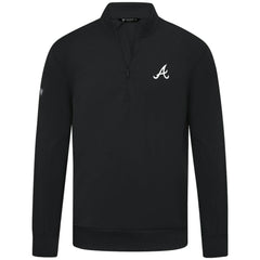 Atlanta Braves Levelwear Upright Insignia Tri-Blend Quarter-Zip Pullover Lifestyle
