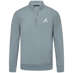 Atlanta Braves Levelwear Upright Insignia Tri-Blend Quarter-Zip Pullover discount