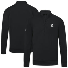 Detroit Tigers Levelwear Upright Insignia Tri-Blend Quarter-Zip Pullover for sale