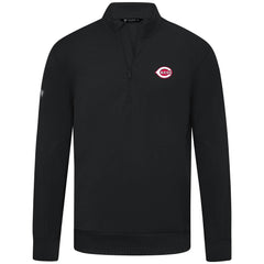 Cincinnati Reds Levelwear Upright Insignia Tri-Blend Quarter-Zip Pullover Clearance