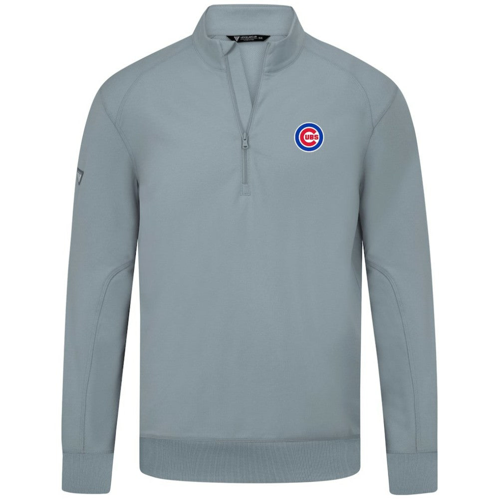 Chicago Cubs Levelwear Upright Insignia Tri-Blend Quarter-Zip Pullover Near Me