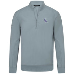 Colorado Rockies Levelwear Upright Insignia Tri-Blend Quarter-Zip Pullover On Sale