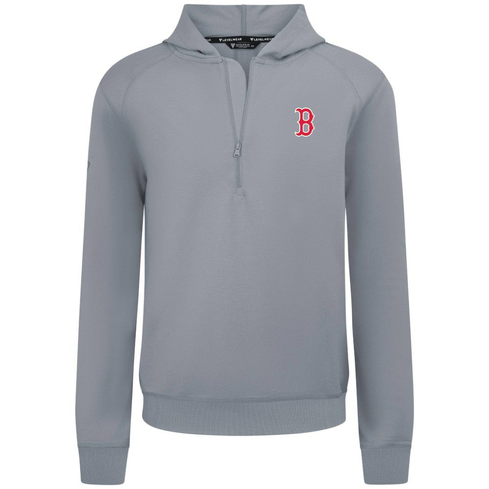Boston Red Sox Levelwear Technic Insignia Quarter-Zip Hoodie Clearance