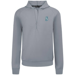 Seattle Mariners Levelwear Technic Insignia Quarter-Zip Hoodie for sale