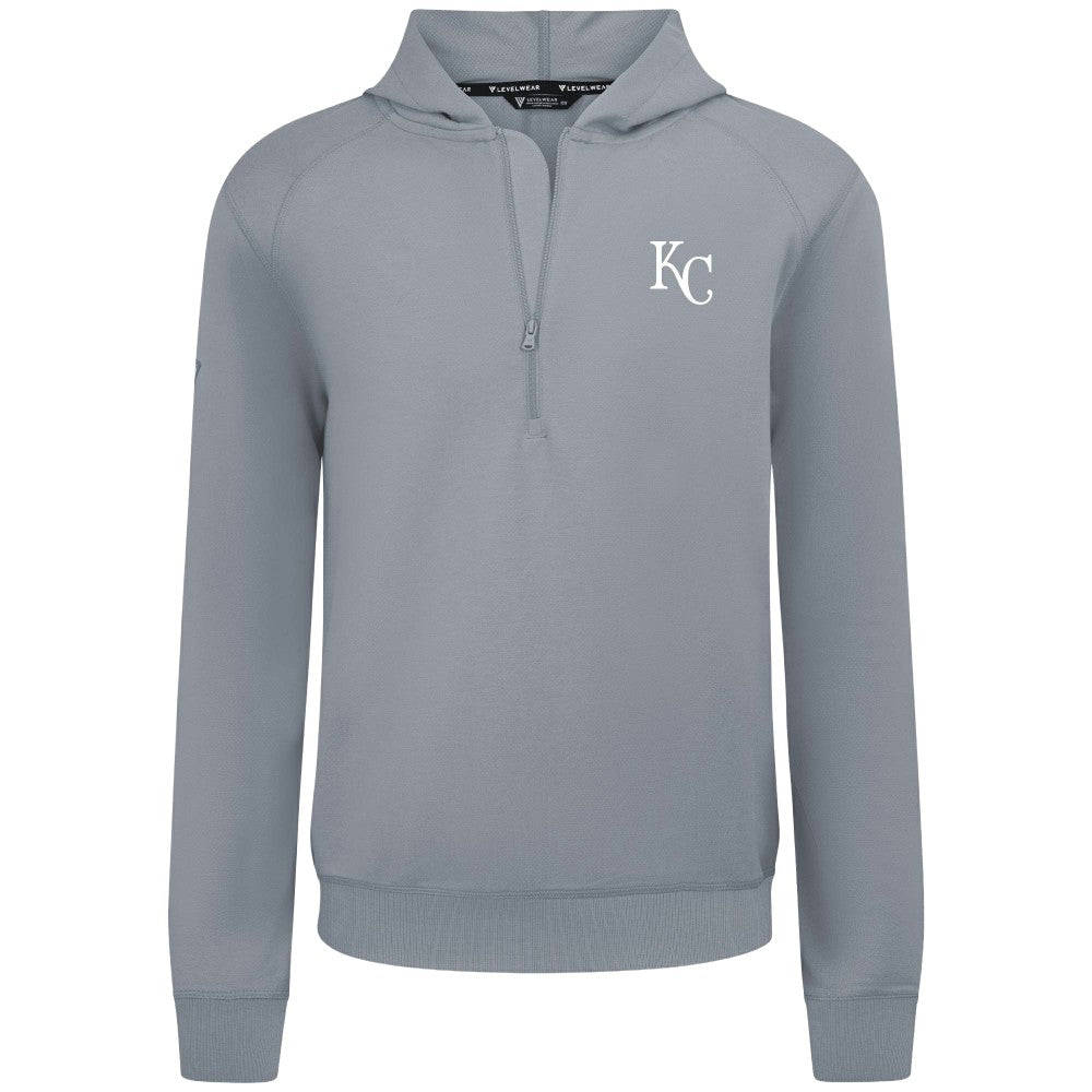 Kansas City Royals Levelwear Technic Insignia Quarter-Zip Hoodie Online